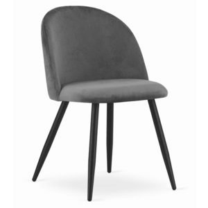Szürke bársonyszék BELLO kép