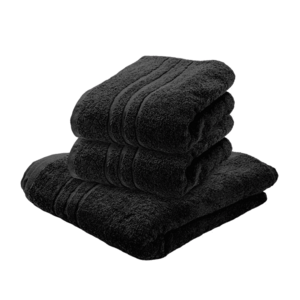 Comfort Maxi 100x180 cm fekete fürdőlepedő, 100% pamut kép