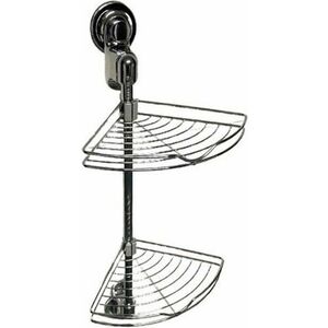 Sarokpolc fürdőszobába CORNE 68 cm, ezüst kép