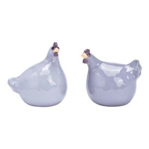 Kerámia tyúk LILAC CHICKEN lila - több méretben Méret: L kép