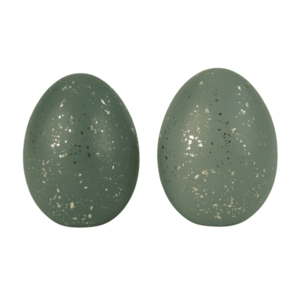 Kerámia tojás GOLD FLECKS 14 cm zöld - több kialakítás kép