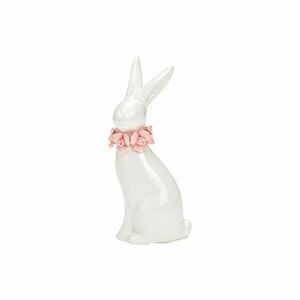 Kerámia nyuszi ROSE BUNNY 18 cm fehér kép