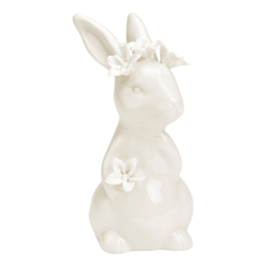 Porcelán nyuszi LILY BUNNY 12 cm fehér kép