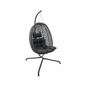 Függőszék MOLINE állvánnyal, fekete kép