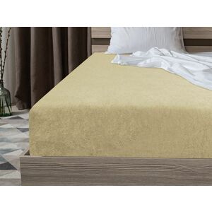 Frottír EXCLUSIVE krém lepedő 180x200 cm kép