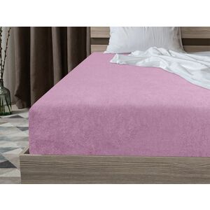 Frottír EXCLUSIVE rózsaszín lepedő 180x200 cm kép