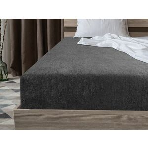 Frottír EXCLUSIVE sötétszürke lepedő 180x200 cm kép