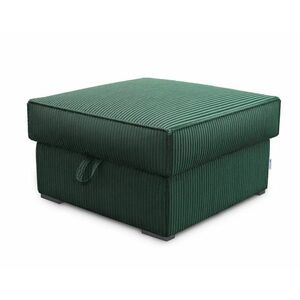 Sötétzöld SMART COSARO tárolós puff, 65x65 cm kép