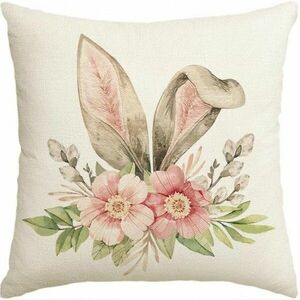 Len párnahuzat FLOPINA 45x45 cm, krémszínű kép