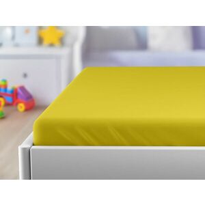 Jersey gyerek lepedő 60x120 cm sárga kép
