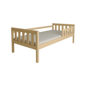 Gyerekágy MONTY 90 x 200 cm, fenyő Matrac: Deluxe 10 cm matraccal, Ágyrács: Lamellás ágyráccsal kép