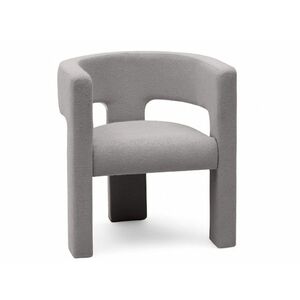 Világosszürke design fotel ALPAH LOOP kép