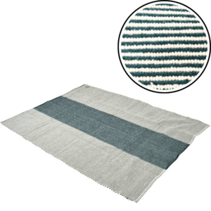 Szőnyeg ESQUINA 140x200 cm, zöld-fehér kép