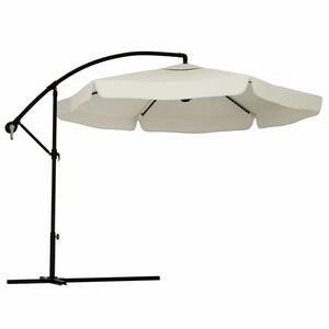 Kerti összecsukható napernyő LEVI 300 cm, bézs + ingyenes csomagolás kép