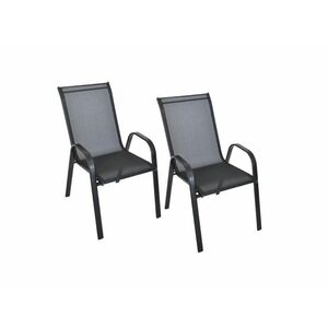 Kerti szék szett 2 db TAVERNO fekete kép