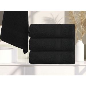 CLARYSSE ELEGANCE kéztörlő 60x110 cm antracit, 100% pamut kép