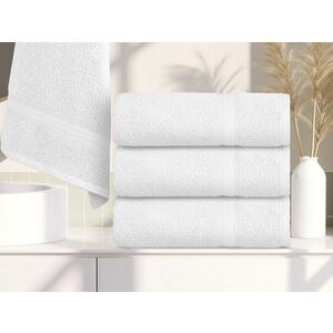 CLARYSSE ELEGANCE kéztörlő 60x110 cm fehér, 100% pamut kép