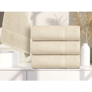 CLARYSSE ELEGANCE törölköző 60x110 cm krémszínű, 100% pamut kép