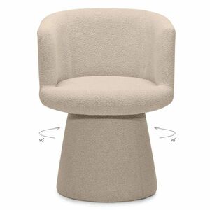 Forgatható design szék YATO, bézs kép