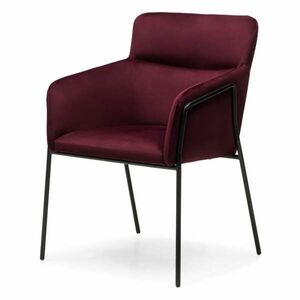 Bordó design szék HELSINKI VELVET kép