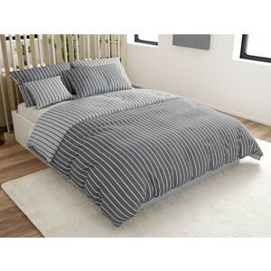 Pamut ágyneműhuzat Caprivi szürke hotel zsebbel Ágyneműhuzat mérete: 70x90 cm, 140x200 cm kép