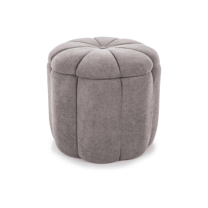 Szürke TUP tárolós puff 45x45 cm kép