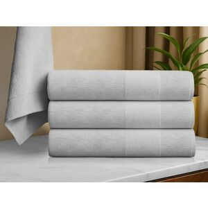 Fürdőlepedő CARRARA 70x140 cm világosszürke, 100% pamut kép