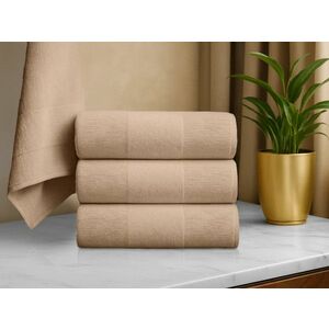 CARRARA kéztörlő 40x55 cm világosbarna, 100% pamut kép