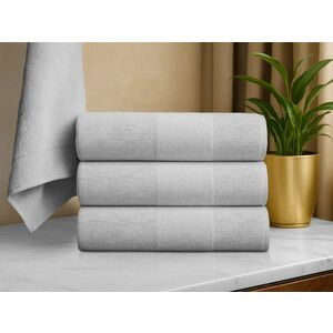 Törölköző CARRARA 60x100 cm világosszürke, 100% pamut kép