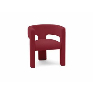 Bordó design fotel ALPAH B VELVET kép