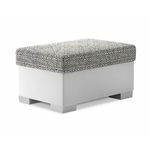 Szürke-fehér RELTO tárolózsámoly 85x55 cm kép