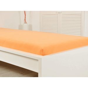 Jersey lepedő ALVORA 180x200 cm lazacszínű kép