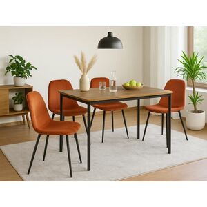 Étkezőasztal CITY 110x75 cm, artisan tölgy kép