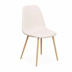 LEGA krémszínű étkezőszék, szövet/bükk kép