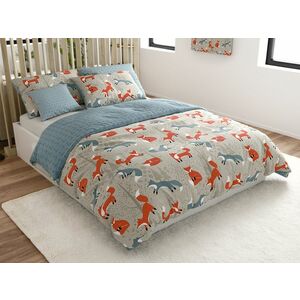 Pamut ágyneműhuzat FOXIVA szürke Ágyneműhuzat mérete: 70 x 90 cm | 140 x 200 cm kép