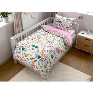 Pamut ágynemű kiságyba LUNETTA rózsaszín Ágyneműhuzat mérete: 45 x 65 cm | 90 x 135 cm kép