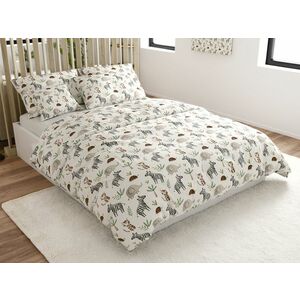 Pamutszövet ágyneműhuzat JUNGARI krémszínű Ágyneműhuzat mérete: 70 x 90 cm | 140 x 200 cm kép