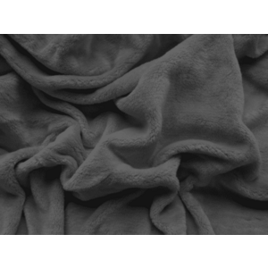 SOFT sötétszürke mikroplüss lepedő 180x200 cm kép