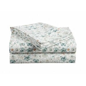 Pamut lepedő gyerekágyba ELIVINE fehér 110x160 cm kép