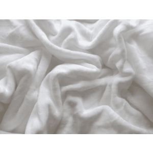 SOFT fehér mikroplüss lepedő 180x200 cm kép
