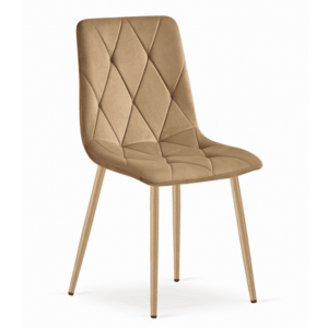 Barna bársony étkezőszék LIBRA kép