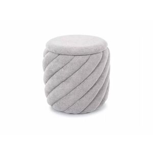 Szürke PELARO tárolós puff 42x42 cm kép