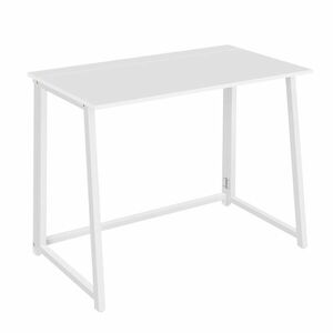 Összecsukható íróasztal ZARIMO 80×40 cm, fehér kép