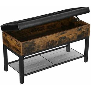 Pad a cipőtartóval TAYLOR 70x30 cm, rusztikus barna/fekete kép