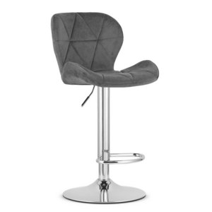 Szürke bárszék WEST VELVET kép