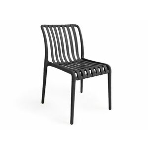 Műanyag szék TREGO, antracit színű kép