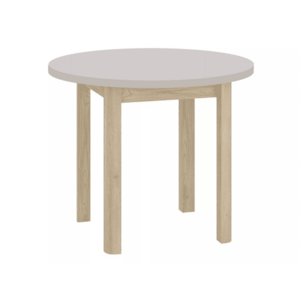 Kerek étkezőasztal ADAM 80x80 cm, kasmír/Cremona Torro tölgy kép