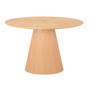 Kerek étkezőasztal ANGEL 120x120 cm, tölgy dekoráció kép