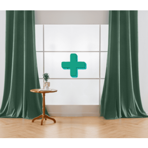 VELVET mena sötétítő függöny 140x250 cm (2 db), fém karikákkal kép