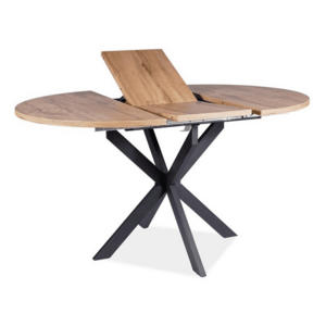 Kihúzható étkezőasztal GASTON 100(135)X100 cm, tölgy artisan dekor kép